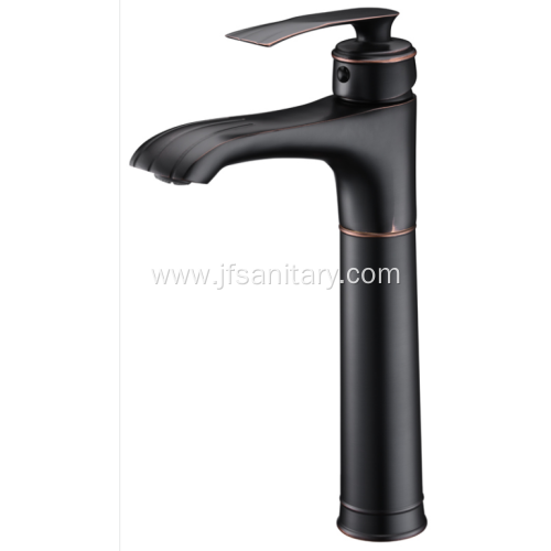 New Design Bathroom ORB Black Tall Basin Faucet